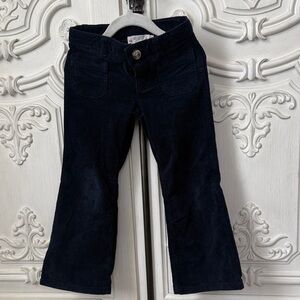 Bonpoint Dark Blue Corduroy Trousers